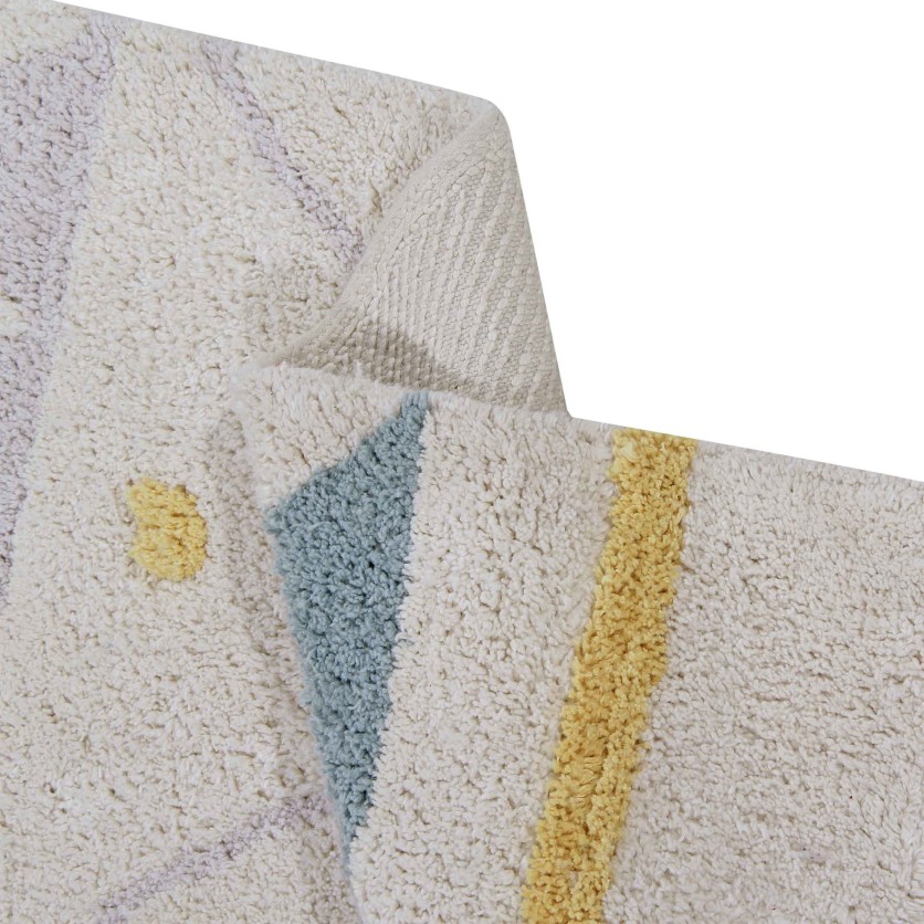 ΧΑΛΙ ΤΑΠΕΤΟ AZTECA NATURALVINTAGE BLUE (140X200), LORENA CANALS